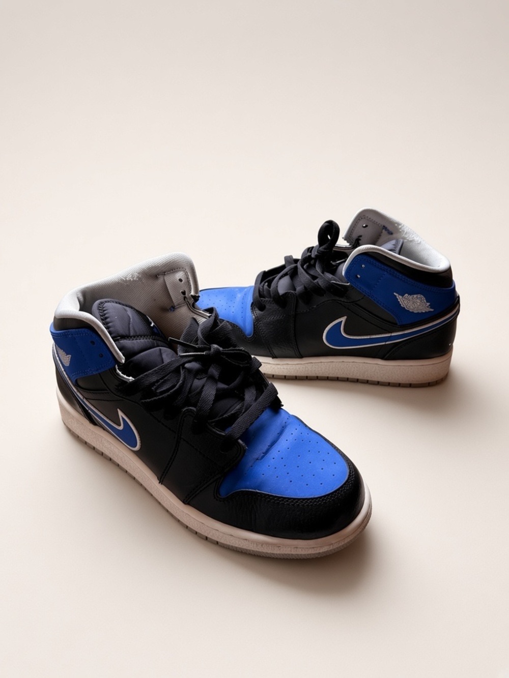 2013 Air Jordan 1 Mid GS Black Royal